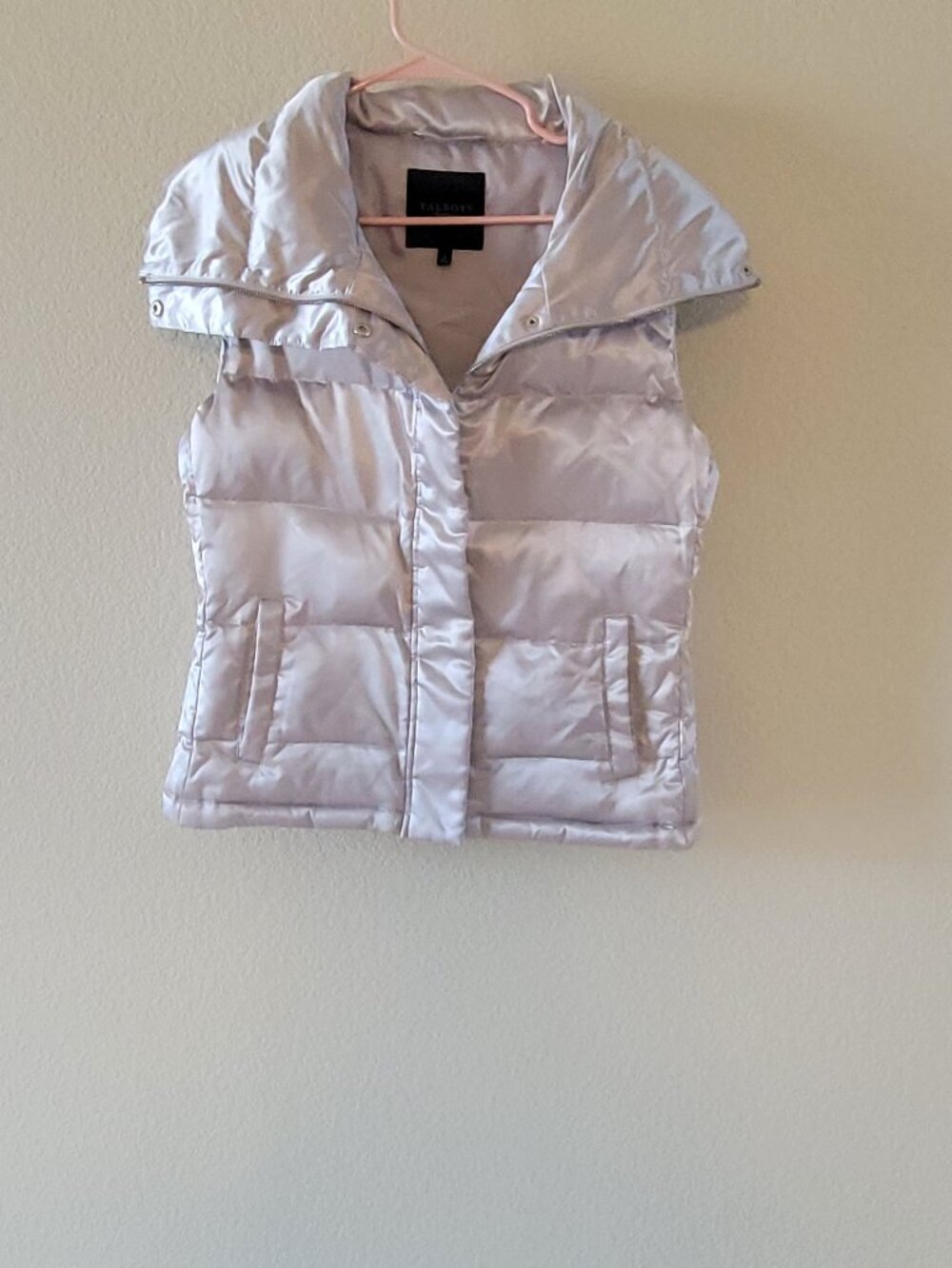 Talbots down vest small